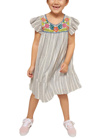 Roberta Roller Rabbit Little Girls Aimee Dress 2 Years Blue