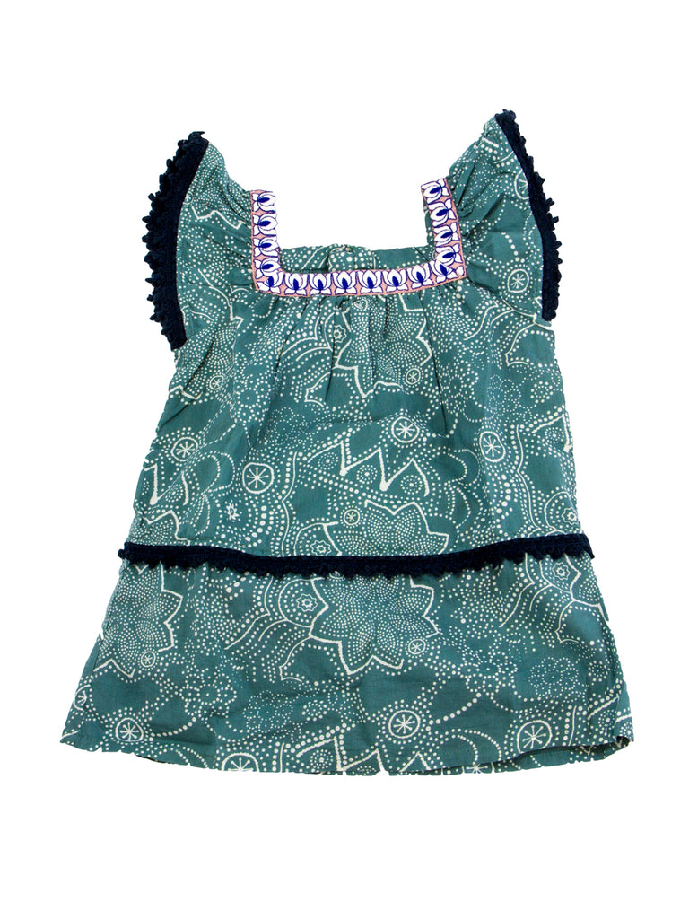 Roberta Roller Rabbit Little Girls Dihn Oceana Dress 2 Years Sage