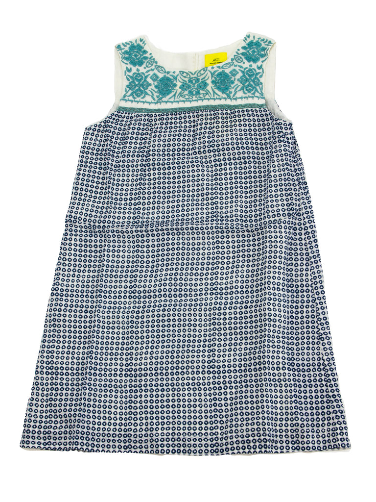 Roberta Roller Rabbit Girls Tien Renu Dress 8 Years Blue