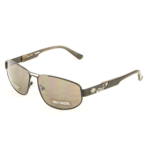 Harley-Davidson Men's Sunglasses, HDX840 BLK-1F 59mm