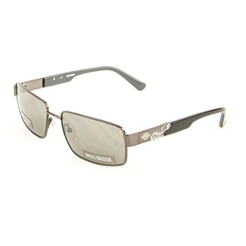 Harley-Davidson Men's Sunglasses, HDX841 GUN-3F 58mm