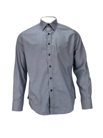 Robert Graham Men's Navy Hearst Classic Fit Stretch Shirt Size S NWT