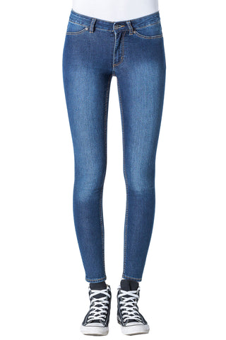 CHEAP MONDAY Women's Dim Blue High Spray Jeans 0336819 $75 NWT