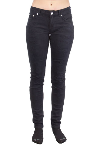 BLK DNM Women's Healy Grey Distressed Jeans #WJ870301 $215 NWT