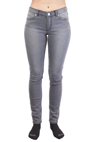 BLK DNM Women's Holls Grey Slim Fit Jeans #WJ900501 $215 NWT