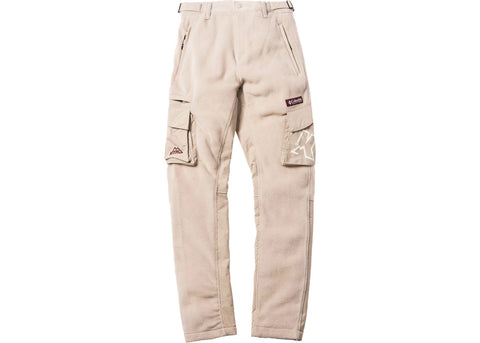 KITH x COLUMBIA Men's Beige Fleece Cargo Pants XO0768 NWT