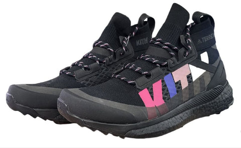 ADIDAS x KITH Men's Black Terrex Free Hiker Sneakers #EE7523 Size Us 8 NWB