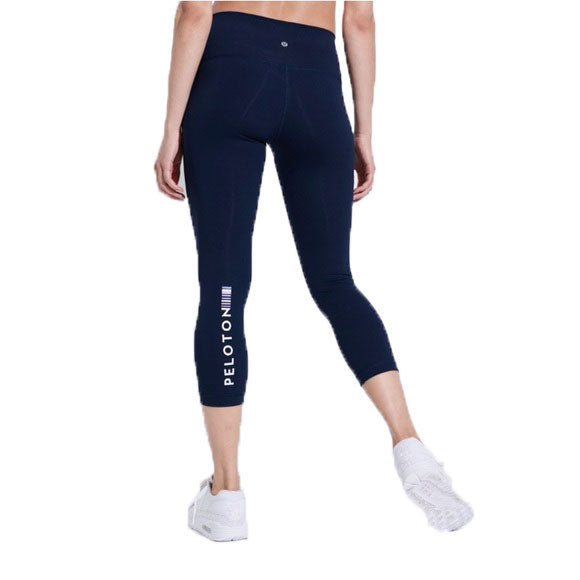 Lululemon women's Navy Blue Cloud Leggings Size 6 Nulux Athleti Crop Pant  Yoga