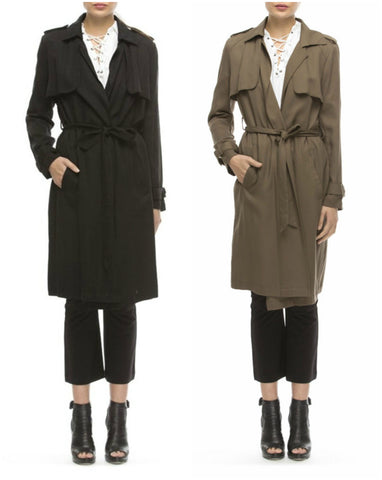 WALTER BAKER Women's Marley Trench W30019 $198 NEW