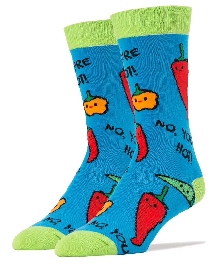 OOOH YEAH! Men's Novelty Crew Socks, It's Getting Hot