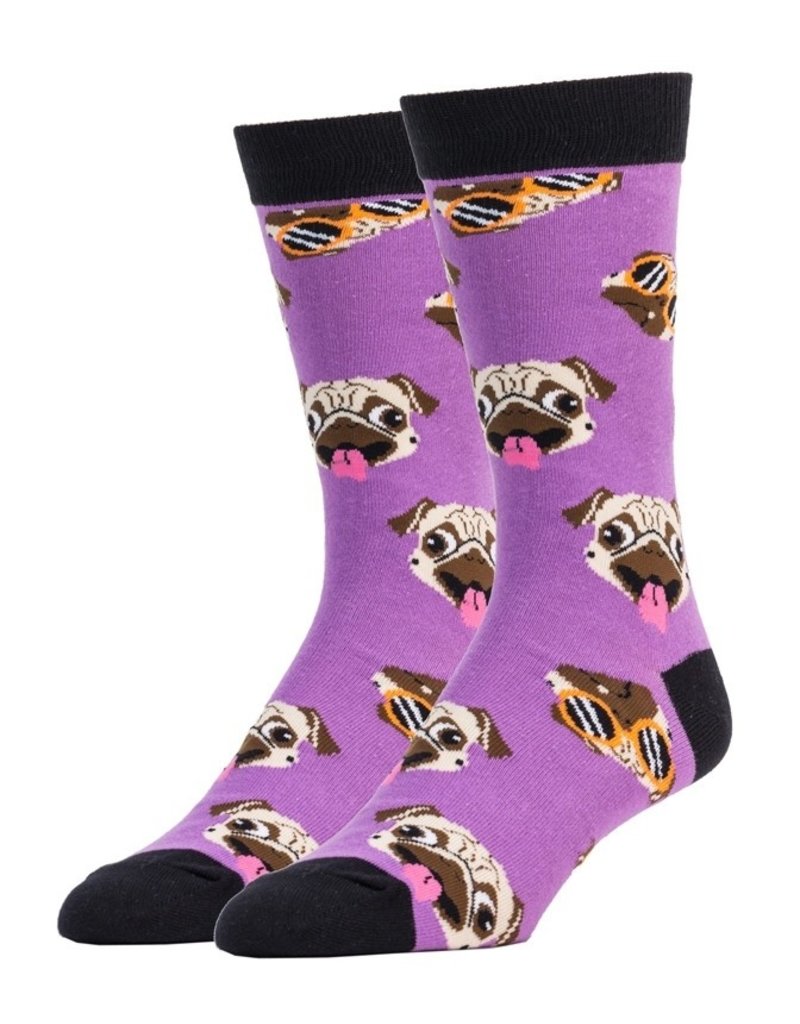 OOOH YEAH! Men's Novelty Crew Socks, Pugtastic!