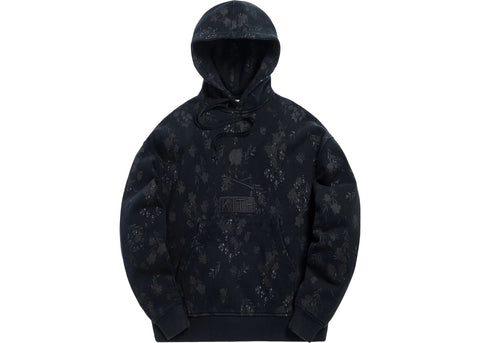 KITH X MASTERMIND WORLD Men's Black Fleece Pullover Hoodie KH2255 Small NEW