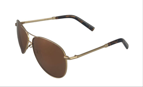 JOE'S JEANS Men's Gold Aviator Sunglasses #JJ6005 One Size New