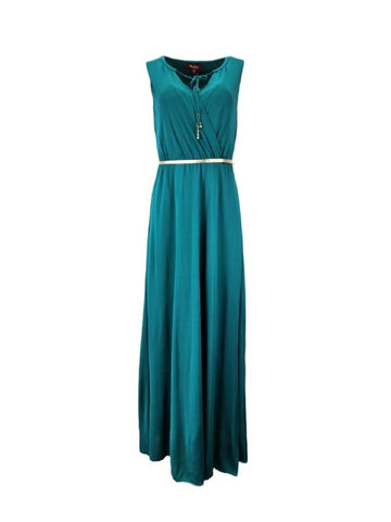 Max Mara Women's Turquoise Neo Shift Maxi Dress Size S NWT