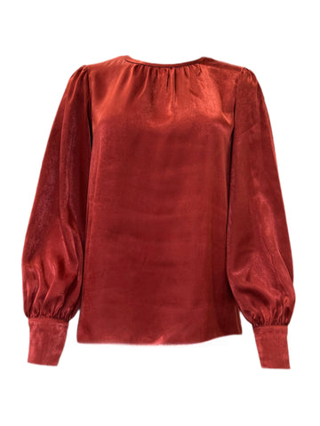 Marella By Max Mara Women's Red Oblige Blouse Size 6 NWT