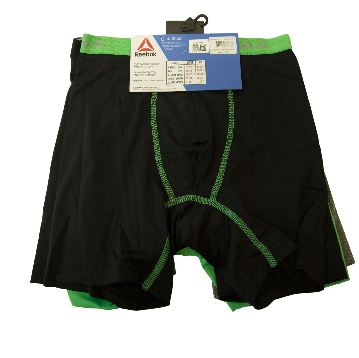 Reebok Men's Active Underwear - Performance Boxer Briefs (4 Pack) :  : Clothing, Shoes & Accessories
