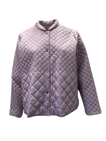 Marina Rinaldi Women's Purple Pablo Quilted Jacket NWT