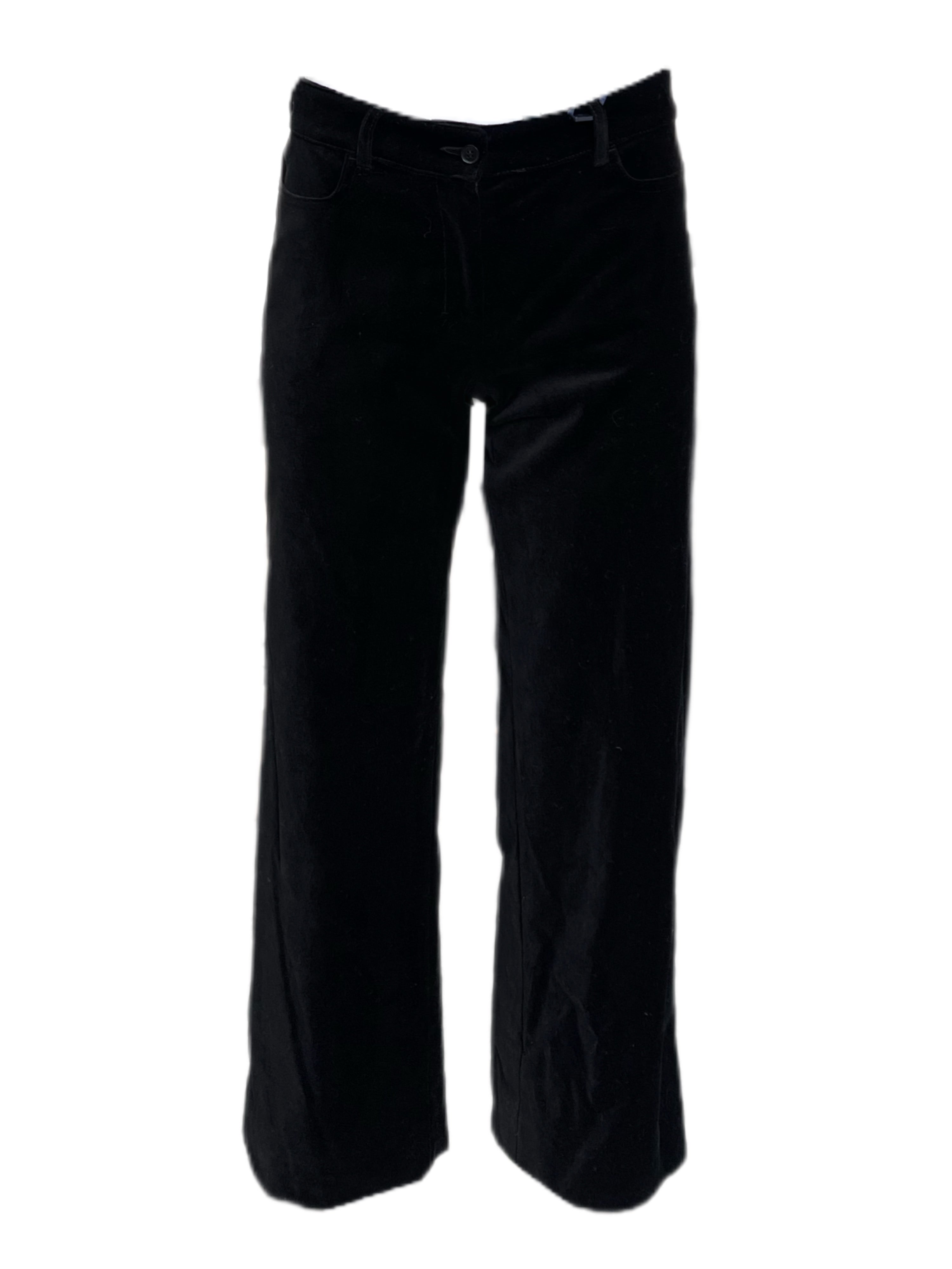 Max Mara Women's Black Alcide Straight Pants Size 8 NWT – Walk Into Fashion