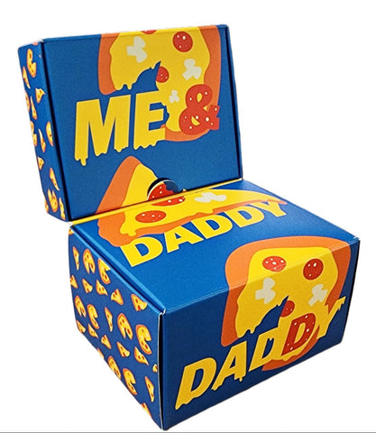 HAPPY SOCKS Men's Daddy&Me 2 Pairs Gift Set Pizza Socks Size 10-13 0-12m NWB