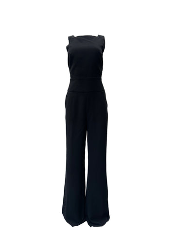 Max Mara Women's Black Placido Jumpsuit Size 14 NWT