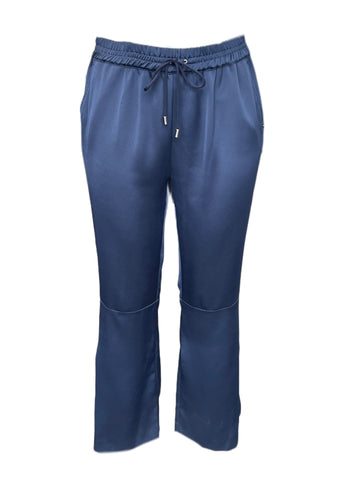 Marina Rinaldi Women's Blue Rabat Straight Leg Pants NWT