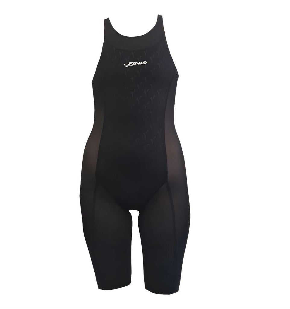 FINIS Women's Black Race John Hydrospeed 2 One Piece Swimsuit #25101 30 NWT