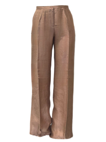 Marina Rinaldi Women's Brown Rapallo Straight Leg Pants NWT