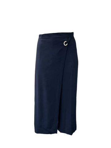 Marina Rinaldi Women's Blue Recinto Straight Leg Pants NWT