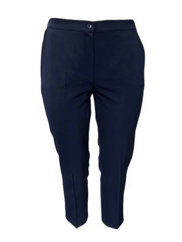 Marina Rinaldi Women's Navy Relativo Skinny Pants NWT