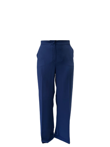 Marina Rinaldi Women's Blue Remino Straight Leg Pants NWT