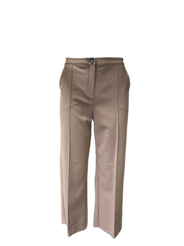 Marina Rinaldi Women's Beige Restare Straight Leg Pants NWT