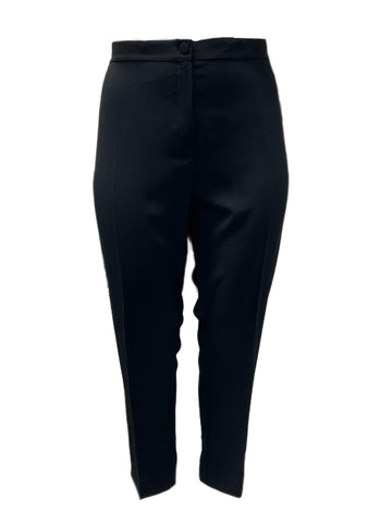 Marina Rinaldi Women's Black Ribalta Slim Fit Pants NWT