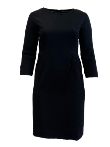 Max Mara Women's Black Timore Long Sleeve Sheath Dress Size 14 NWT