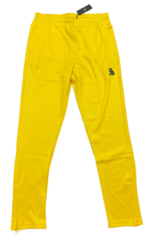 OCTOBERS VERY OWN OVO Men's Yellow Classic Track Pants w/ Zip Legs NWT