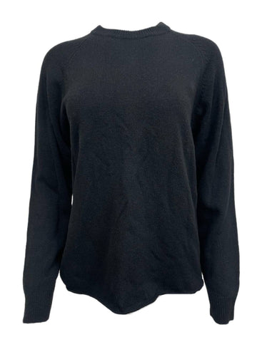 BLK DNM Women's Black Back Zip Long Sleeve Sweater 32 Size S NWT