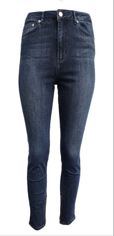 BLK DNM Women's Water Blue High Rise Jeans #WJ580101 $190 NWT