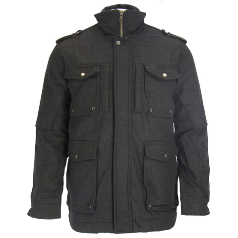 CCC Canterbury of New Zealand Charcoal Hayes 4-Pkt Jacket NE582222 $248 NEW