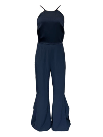 Max Mara Women's Blue Marino Dinda Jumpsuit Size 4 NWT