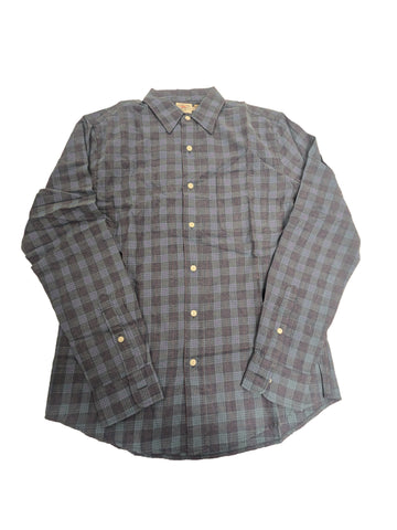 FAHERTY Men's Blue Plaid Ventura Shirt Size Small NWT