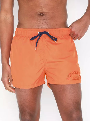 GANT Men's Coral Orange Save the Wave Swim Shorts 921916016 Size M NWT