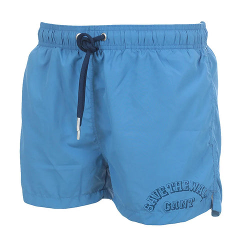 GANT Men's Poseidon Blue Save the Wave Swim Shorts 921916016 Size M NWT