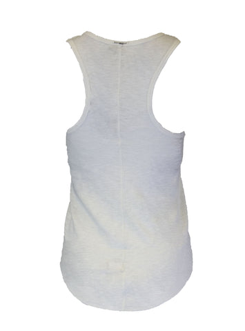 Grey State Women's Josie Rib Tank White