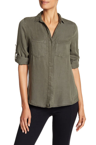 WALTER BAKER Women's Olive Nessa Shirt W52093 $128 NEW