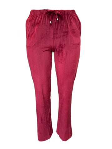 Marina Rinaldi Women's Red Ognuno Straight Leg Pants Size S NWT