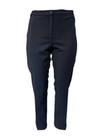 Marina Rinaldi Women's Navy Ravenna Straight Leg Pants NWT