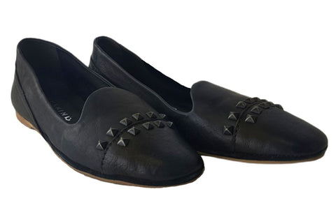 LIEBESKIND Women's Black Leather Balerina Flats #LK5019 8.5 NWOB