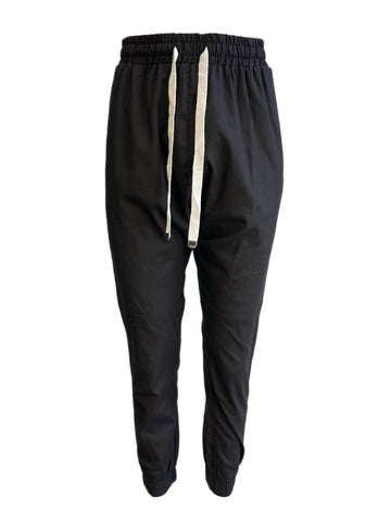 LOST IN LUNAR Women's Black Bailey Drawstring Pants Size S NWT