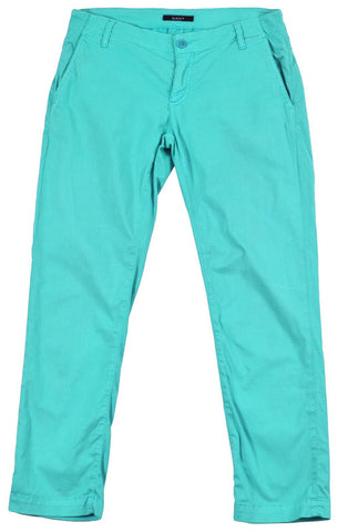 GANT Women's Peppermint Green Bright Poplin Pants 414662 $168 NWT