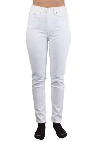 BLK DNM Women's Laurence White High Rise Jeans #BFRDJ11 $190 NWT