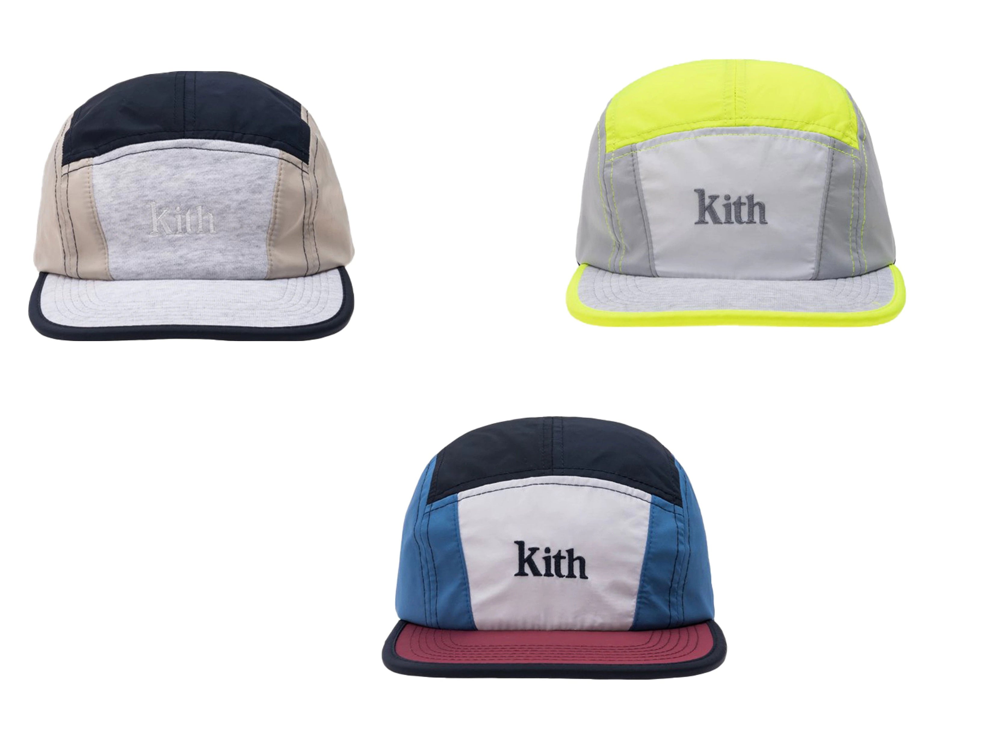 KITH Camper Panel Hat w/ Push Buckle Adjust Back KH5721 OS NWT